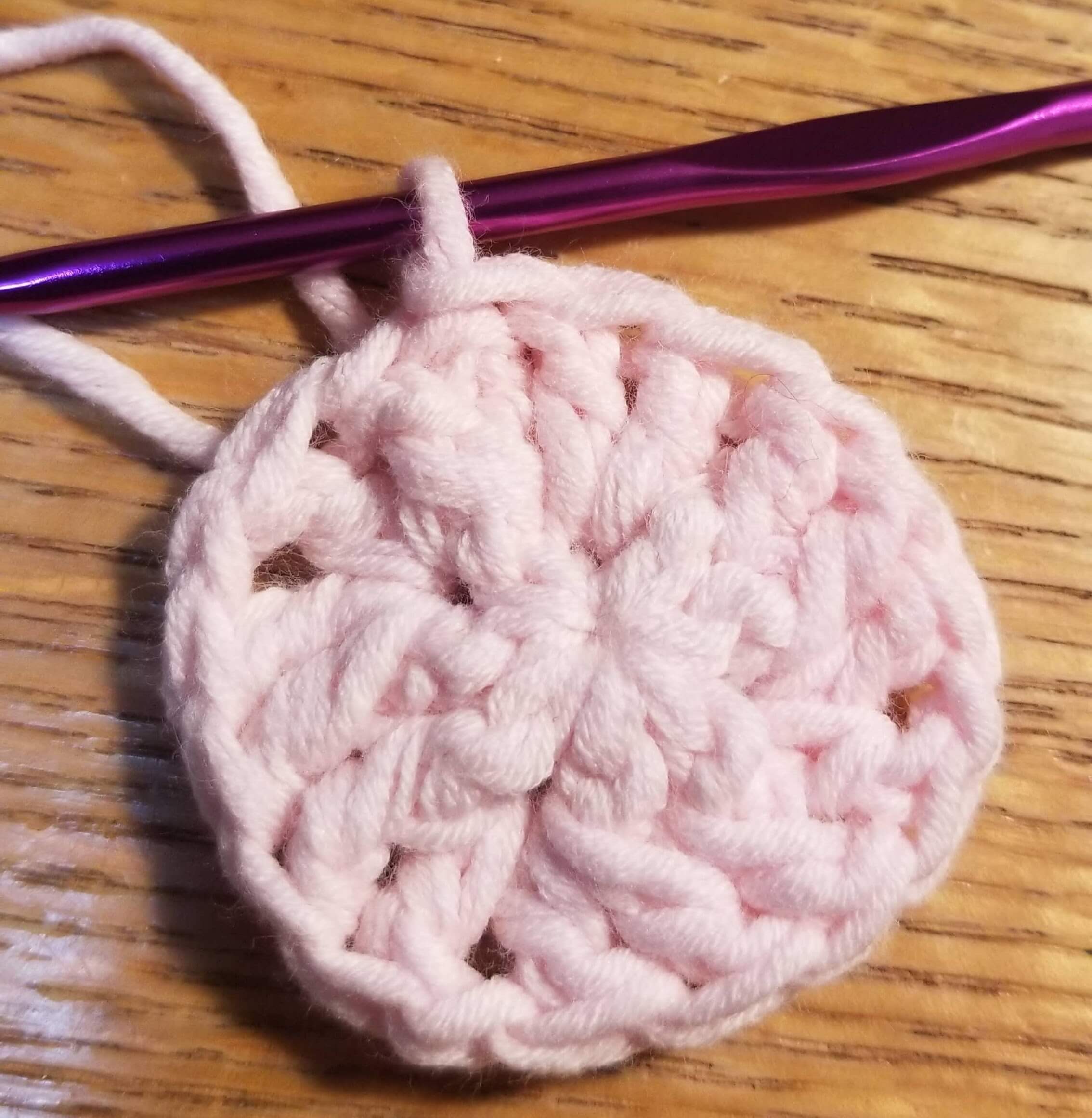 Waffle Stitch Crochet Pattern Step 2 Waffle Stitch Crochet Pattern Step 2