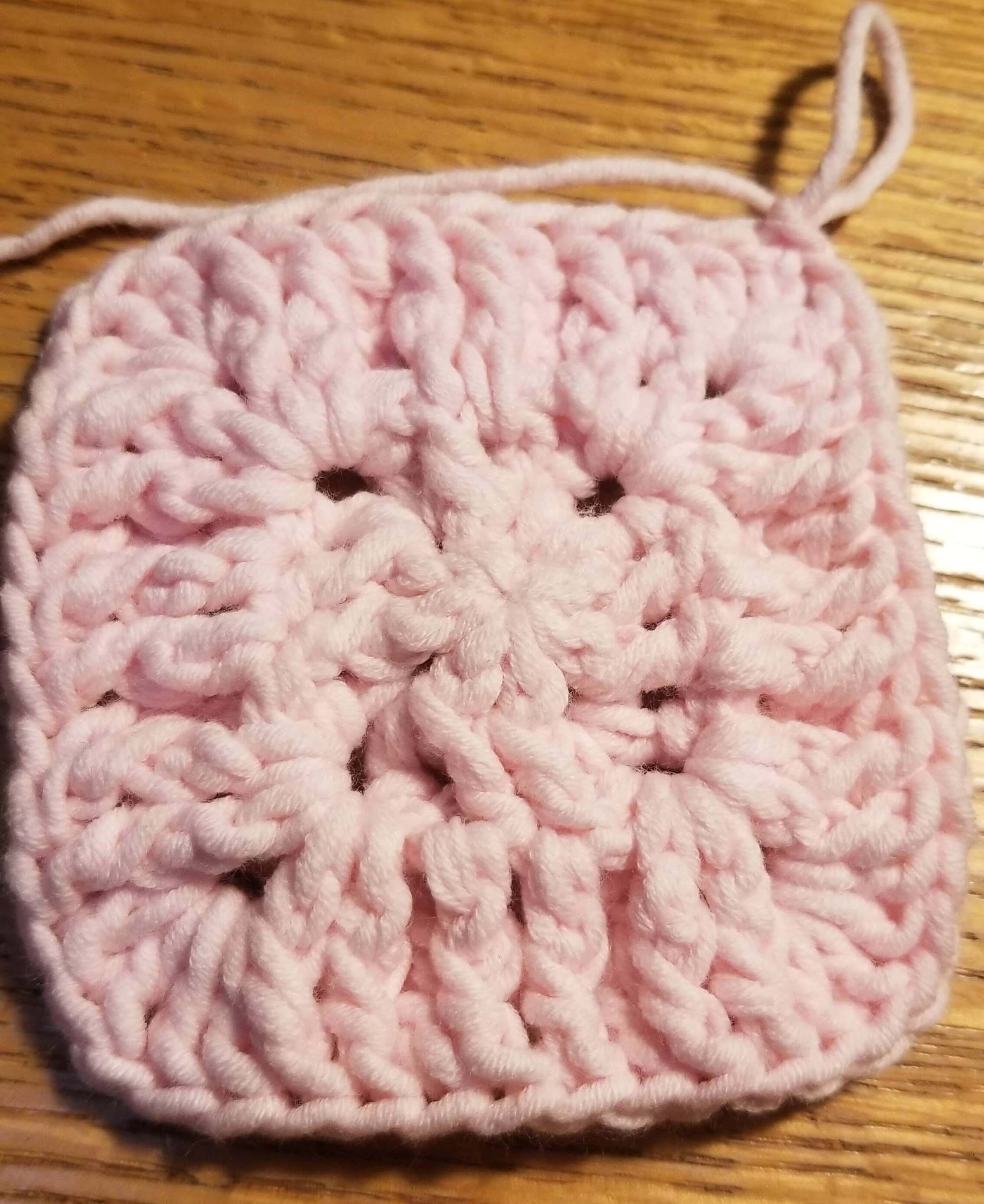 Waffle Stitch Crochet Pattern Step 4 Waffle Stitch Crochet Pattern Step 4