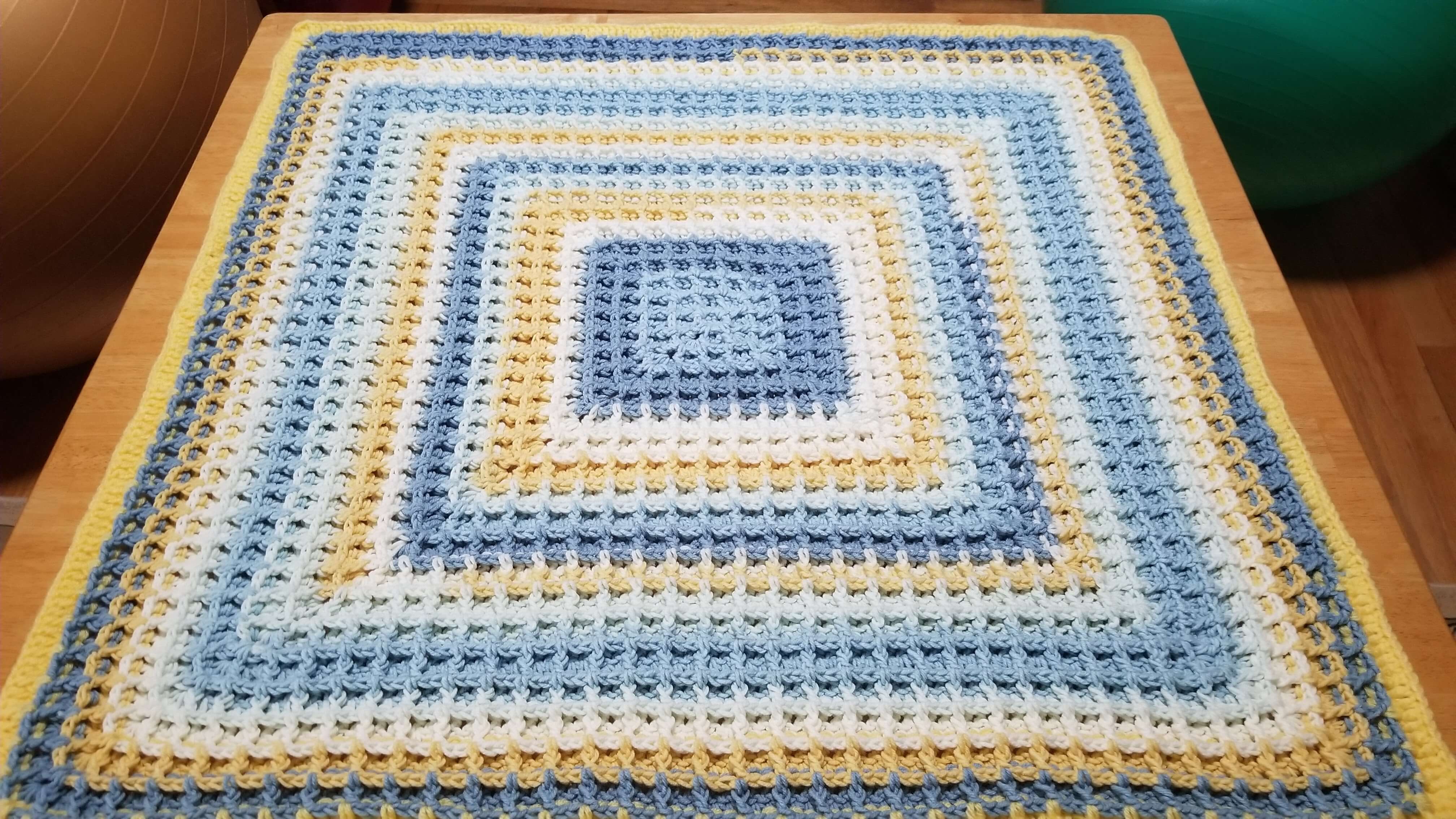 Waffle Stitch Baby Blanket Waffle Stitch Baby Blanket