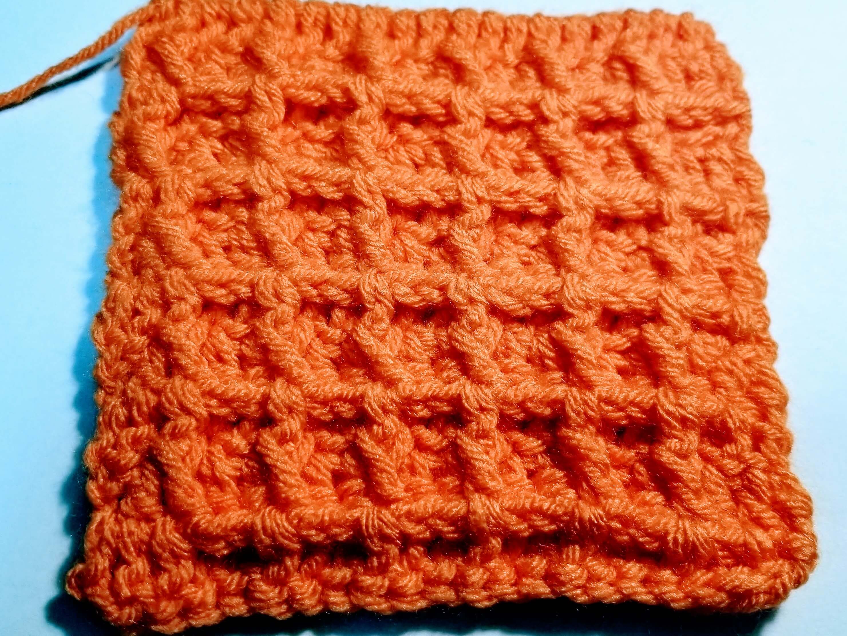 Waffle Stitch Crochet Pattern